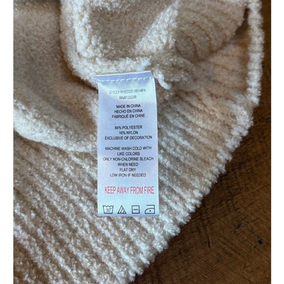 NWT Rae Dunn "Shine" Womens Christmas Holiday Pullover Sweater Stretch Size XL - Picture 9 of 9